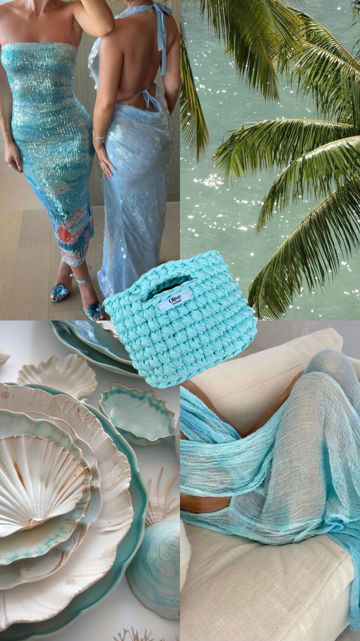 Aquamarine Mini Bag