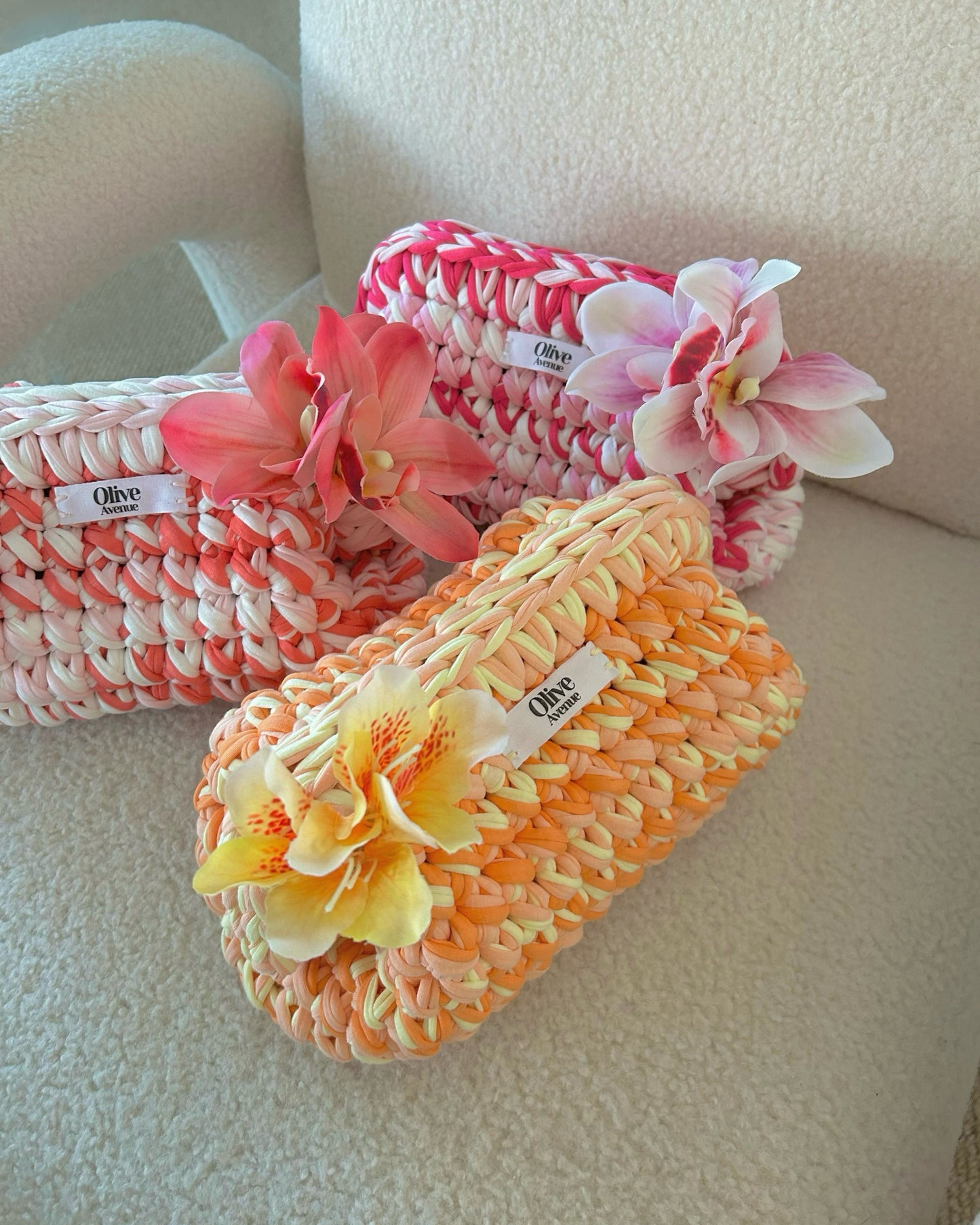 Clutch bag in Sunset