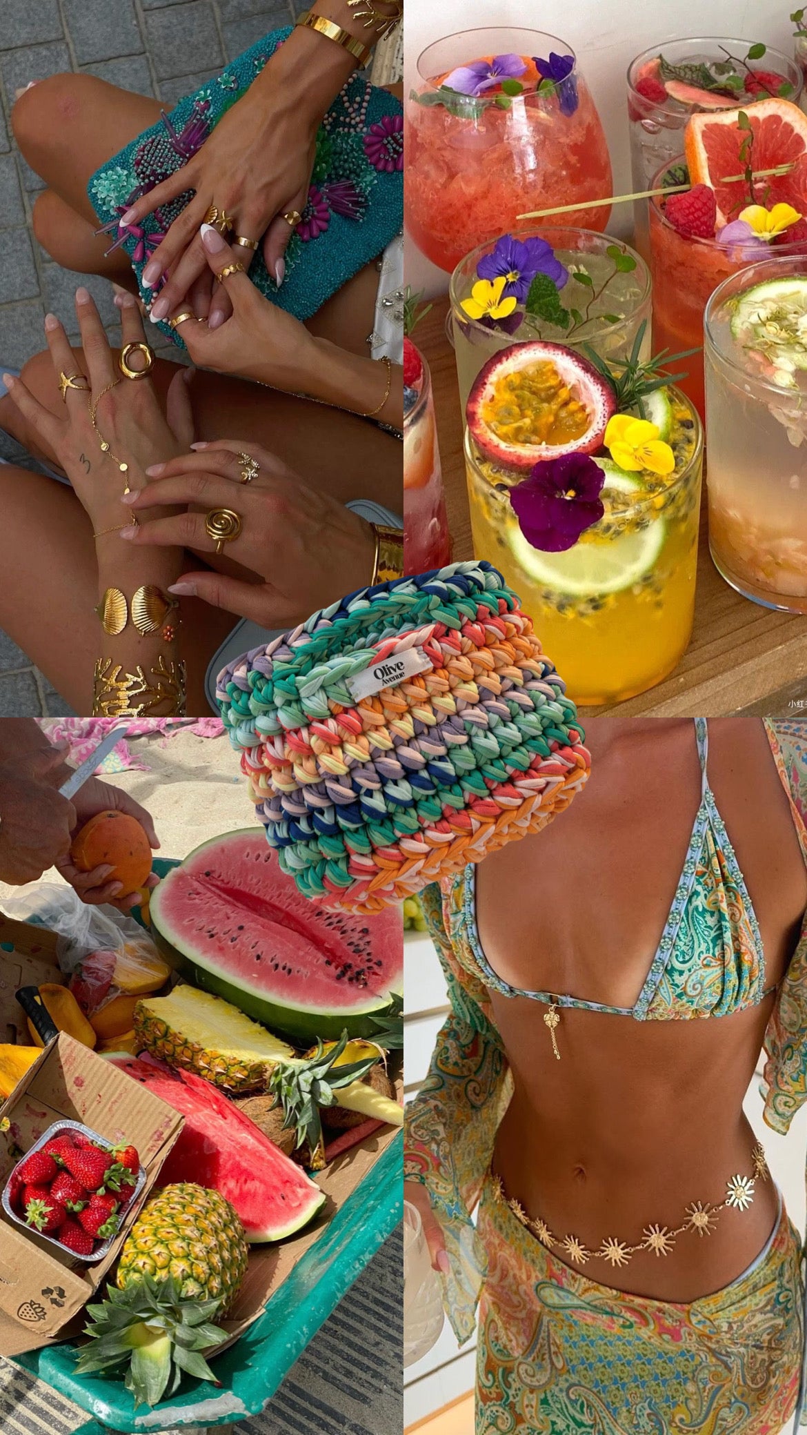 Mini bag in Tropic