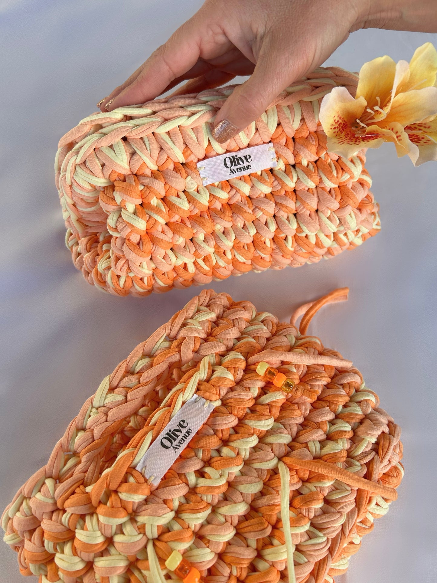 Clutch bag in Sunset