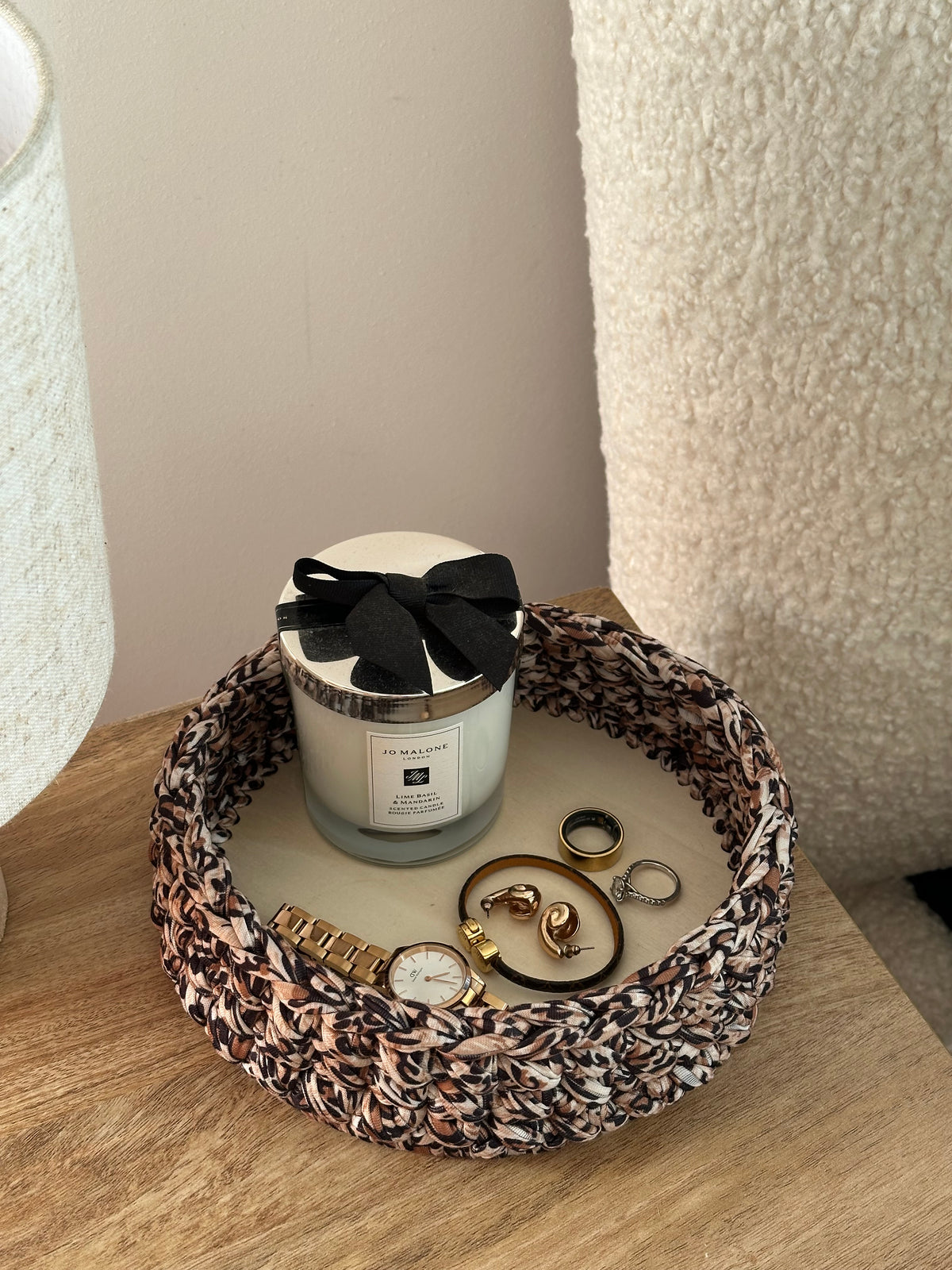 Leopard vanity set