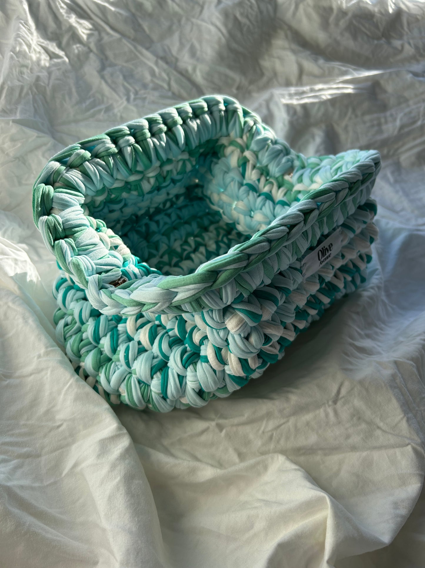 Clutch Bag in Aqua
