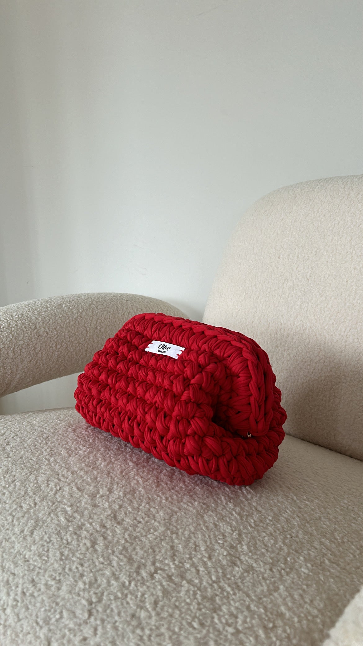 Fiery Red clutch