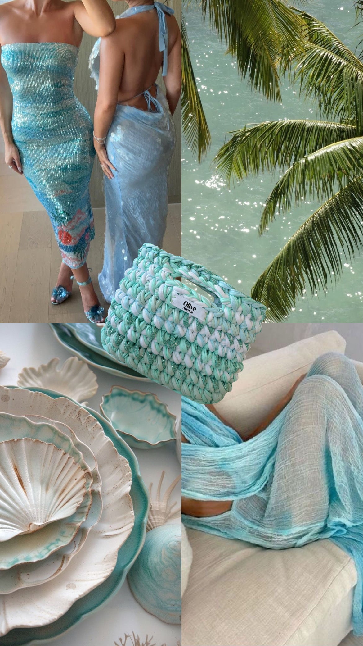 Aquamarine Mini Bag