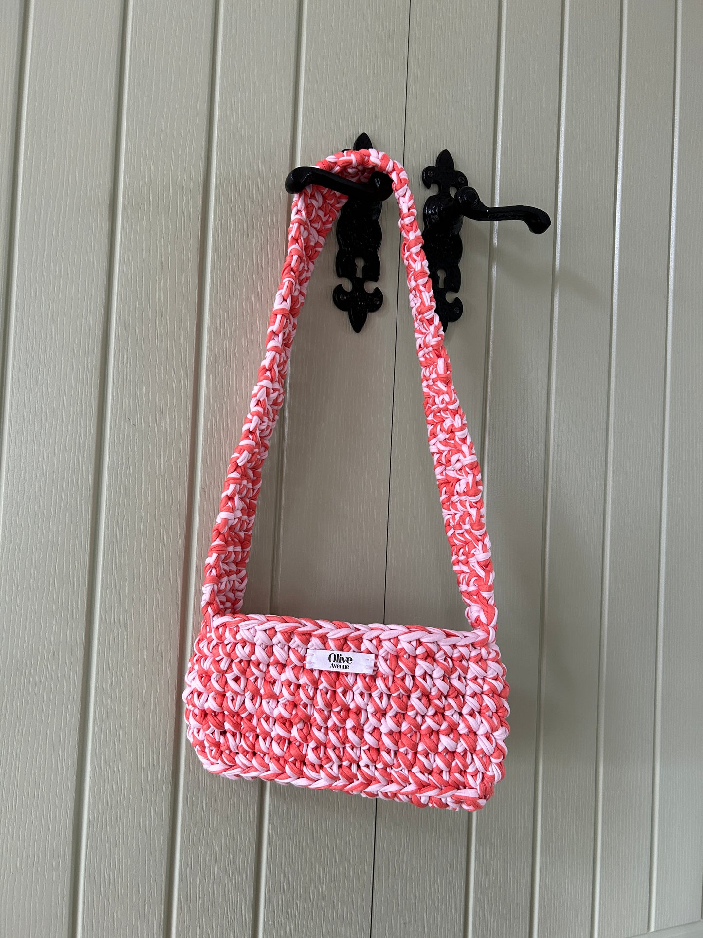 Candy floss cross body bag