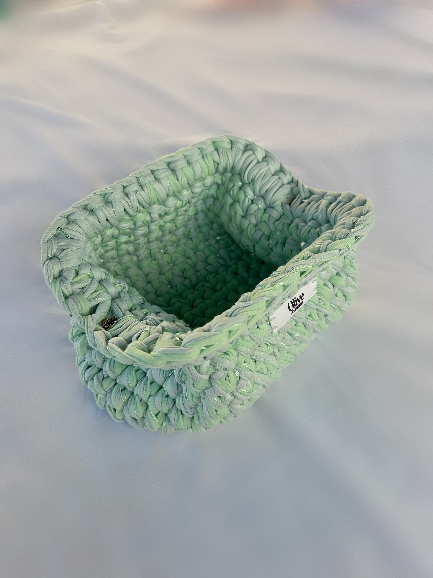 Clutch bag in Aquamarine