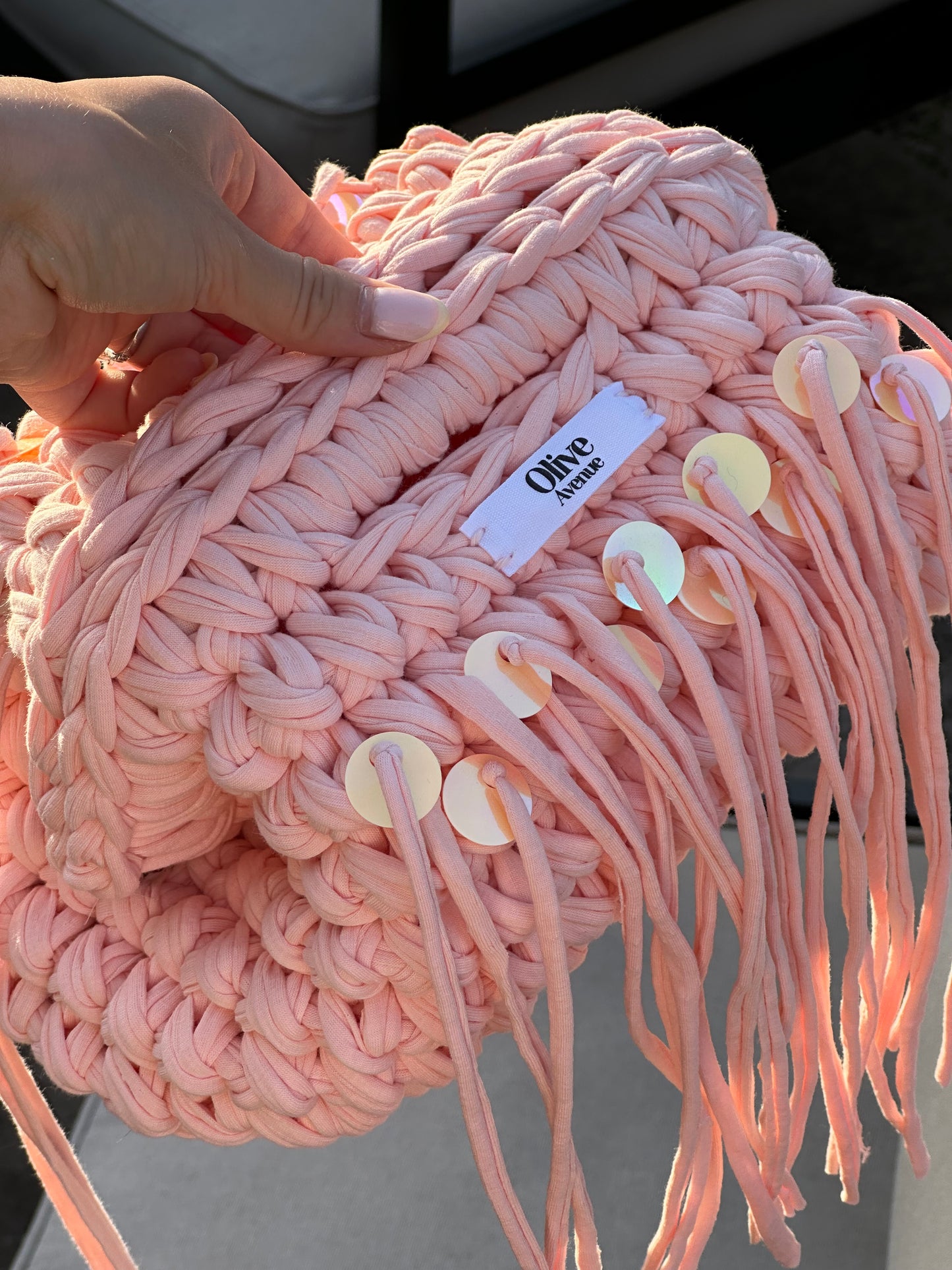 Peachy clutch