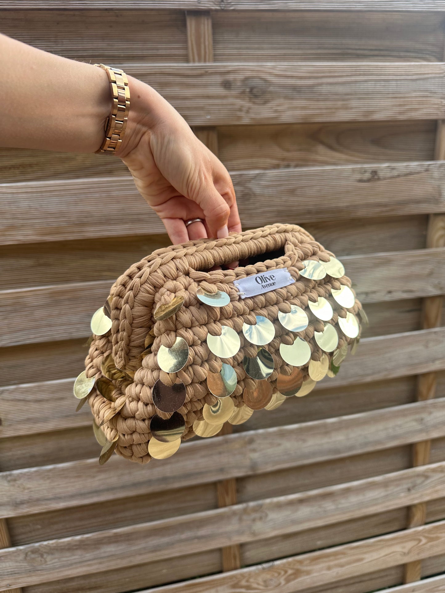 Golden hour clutch