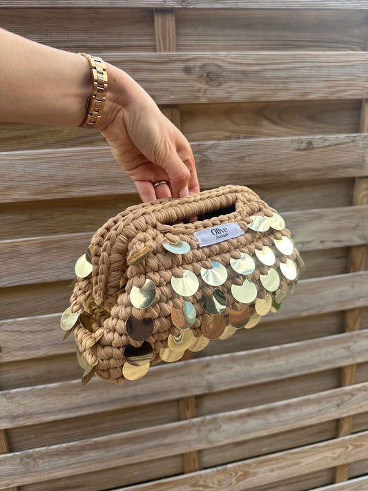 Golden hour clutch