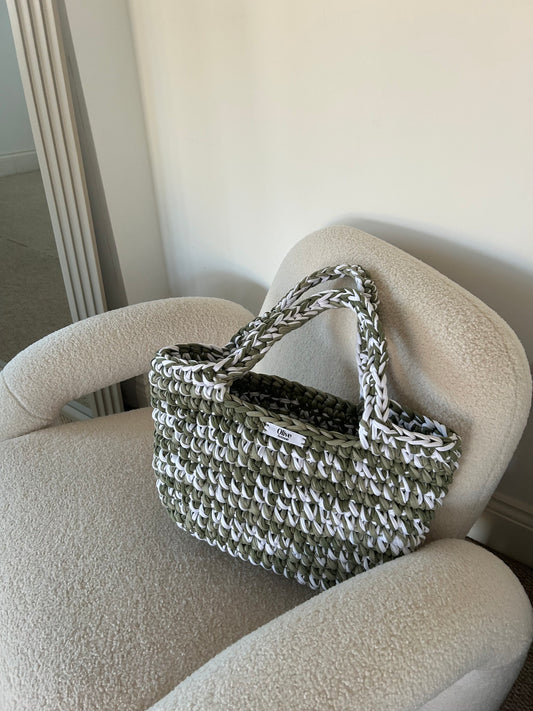 Khaki Beach Bag