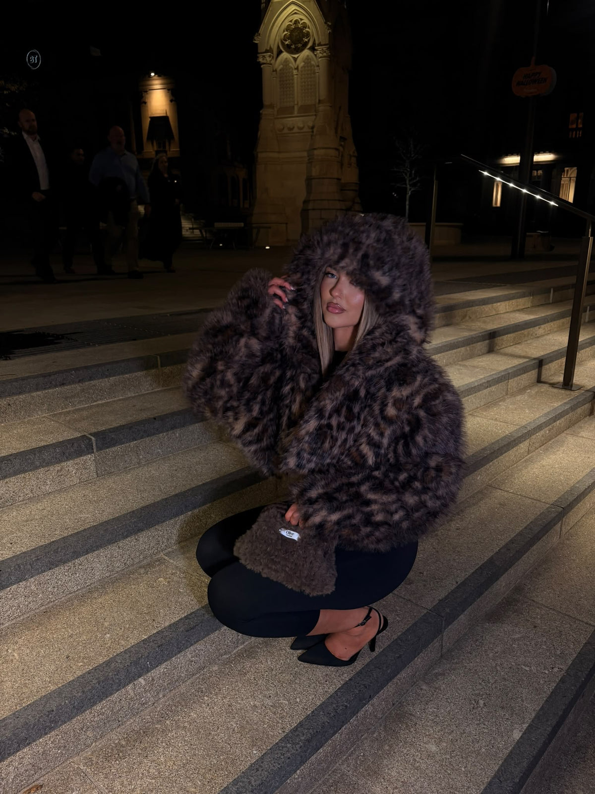 Truffle fur Mini Clutch