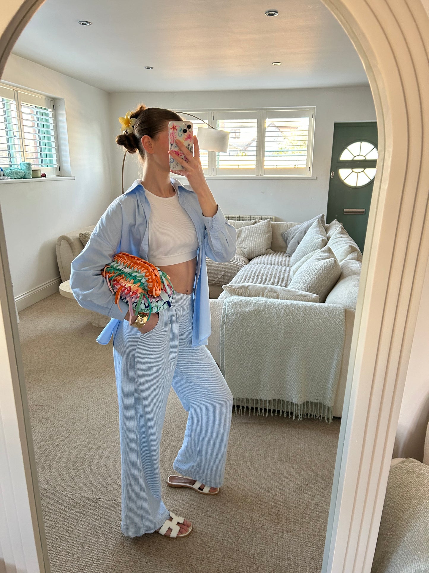 Clutch bag in Tropic