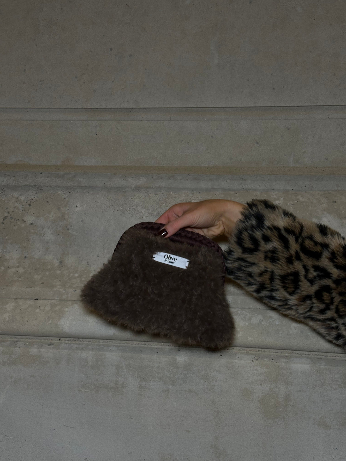 Truffle fur Mini Clutch