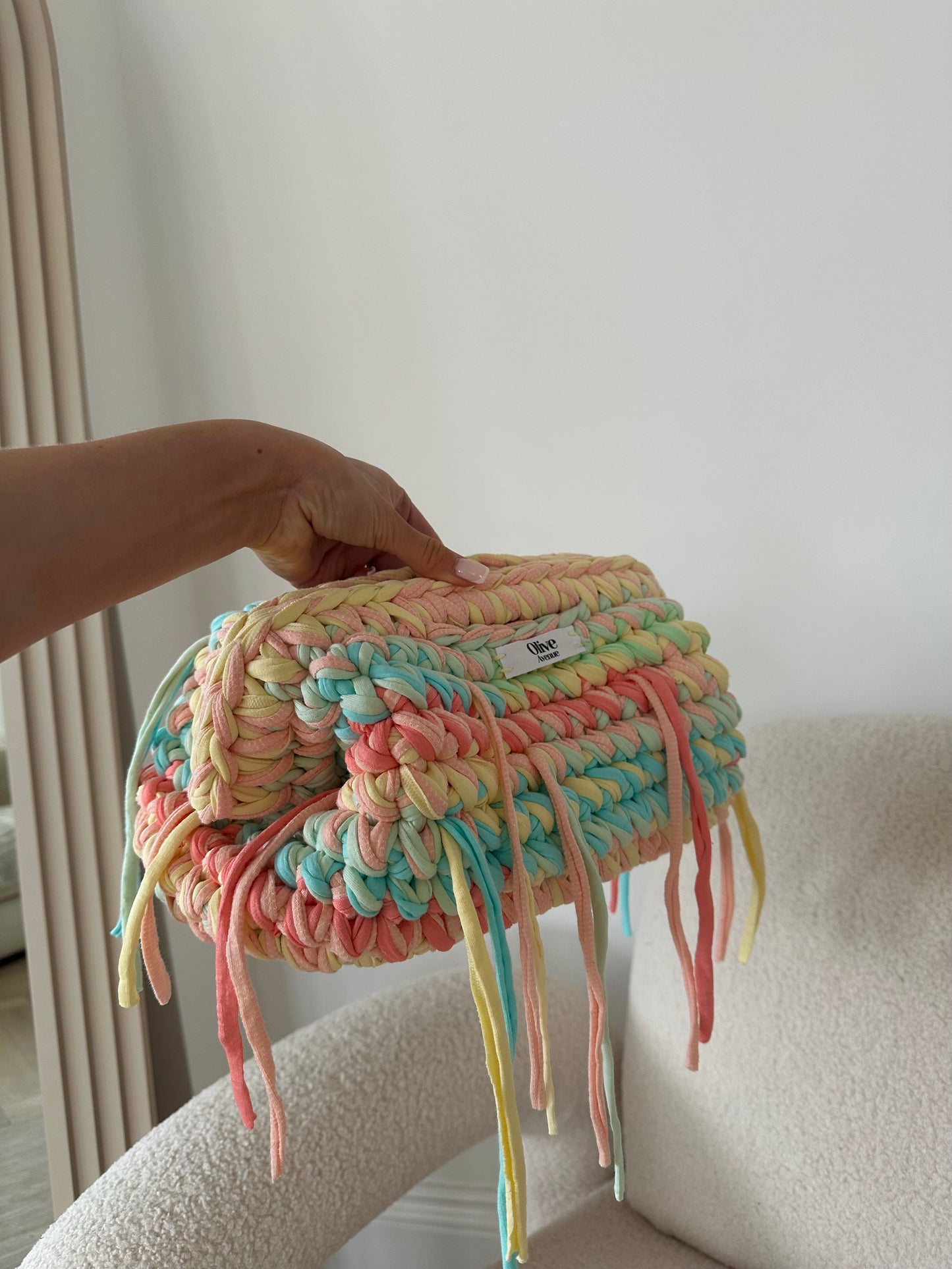 Sorbetto XL clutch bag