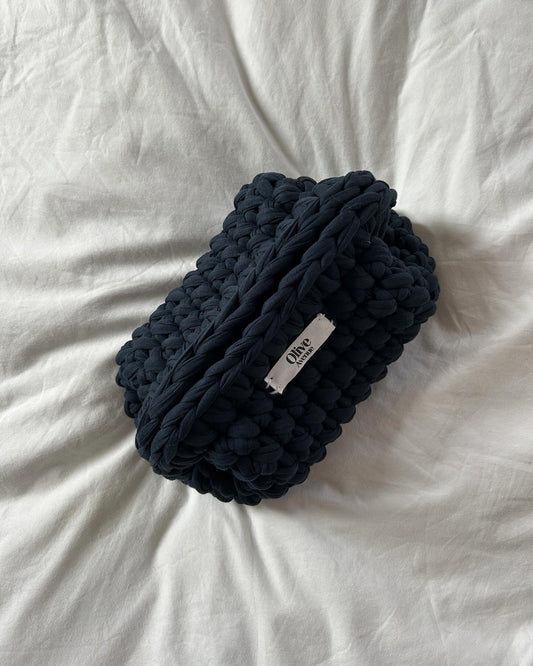 Navy Clutch Bag