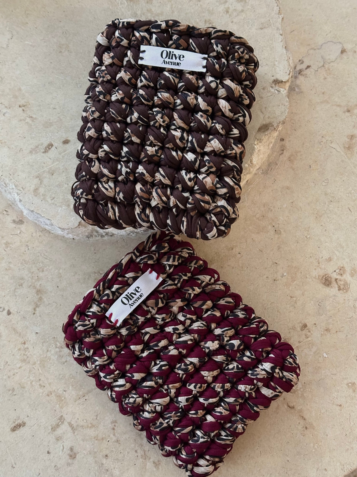 Burgundy leopard kindle sleeve
