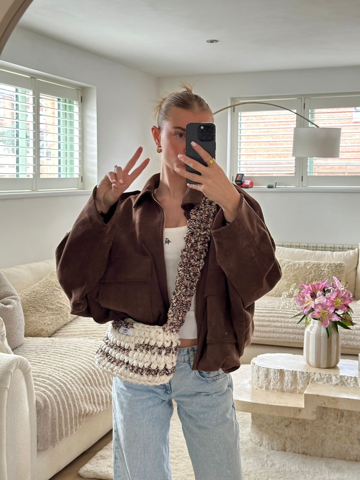 Wild mocha crossbody