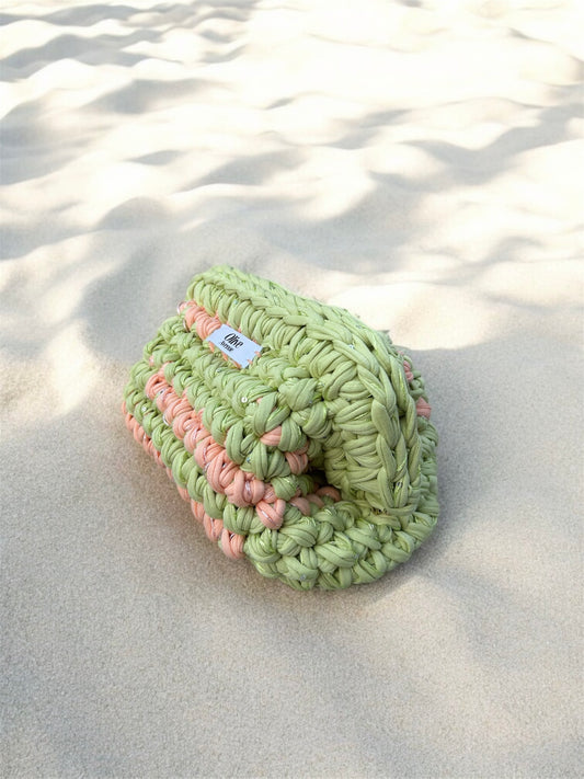Lime Spritz Clutch Bag