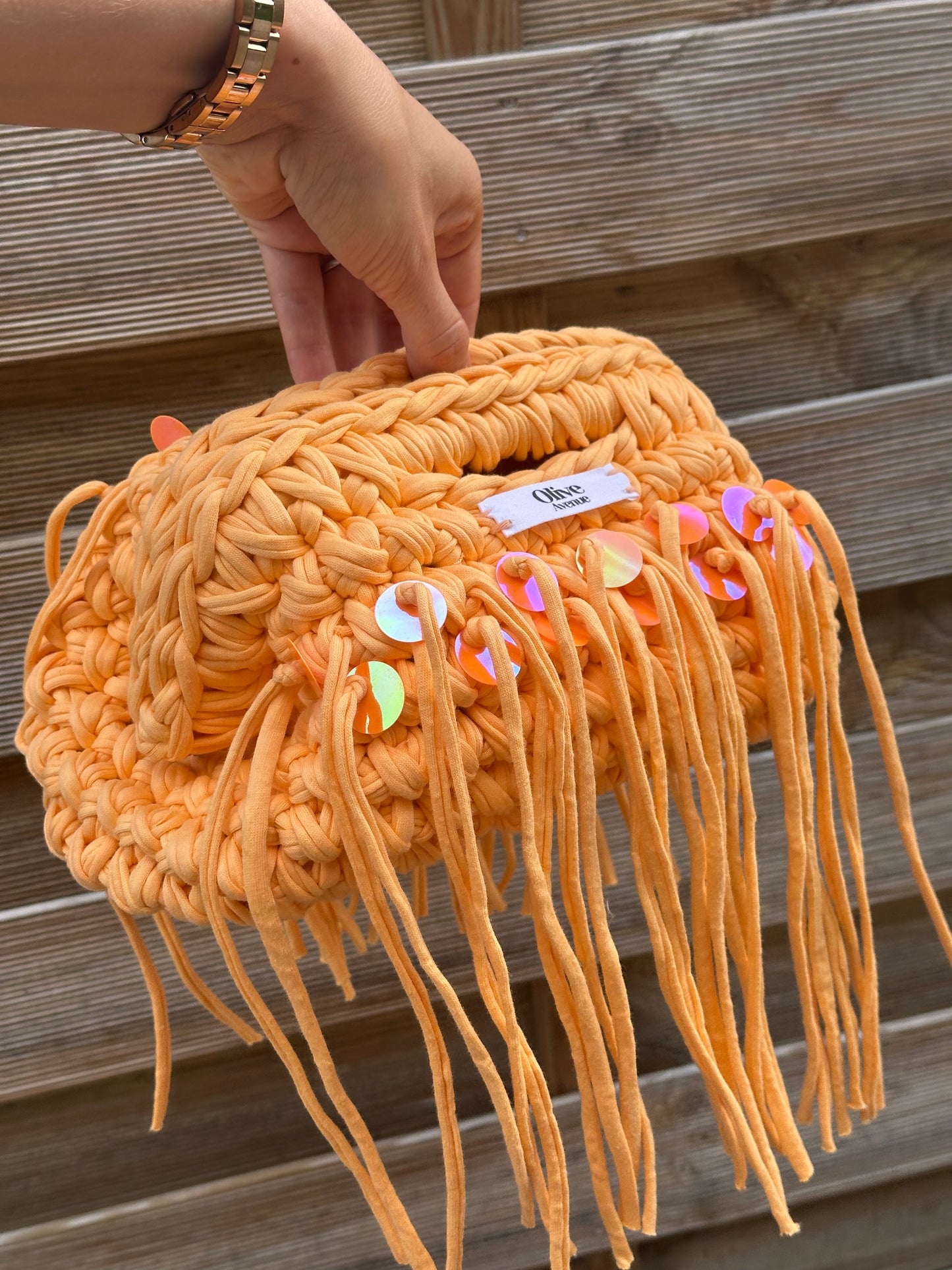 Papaya clutch