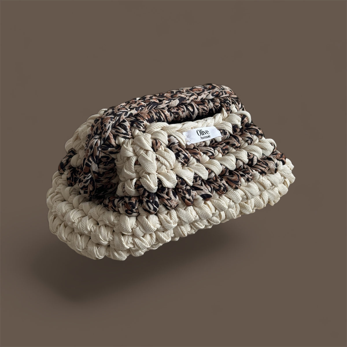 Wild mocha clutch