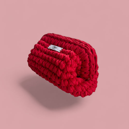 Fiery Red clutch