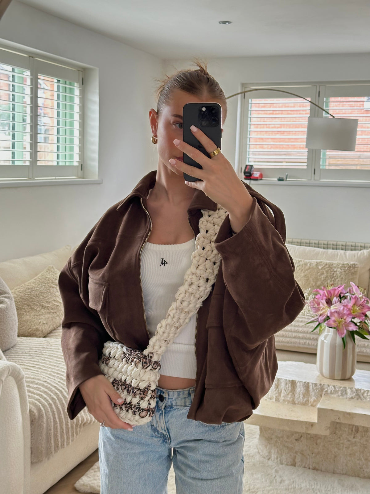 Wild mocha crossbody