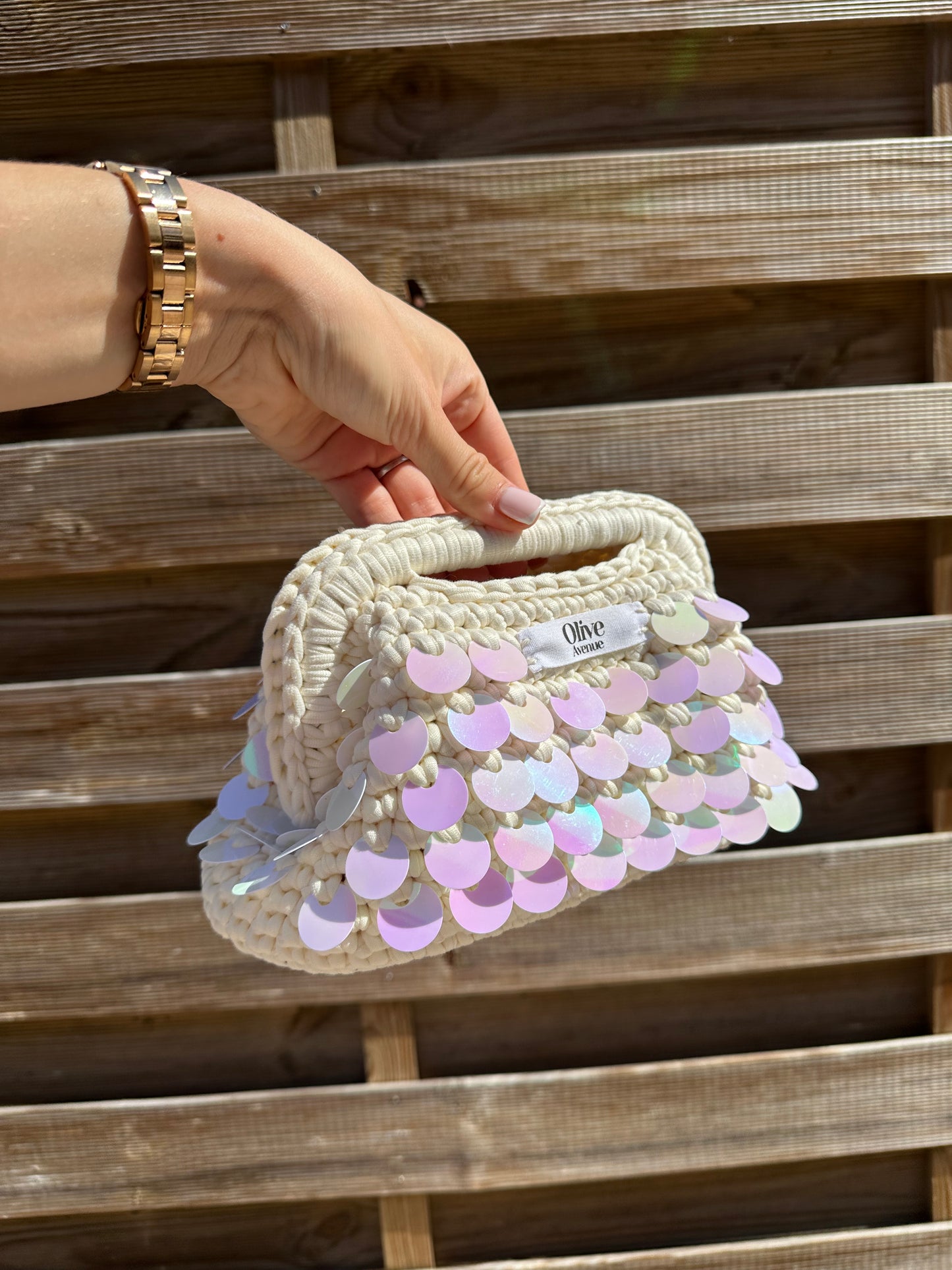 Champagne Mini Clutch